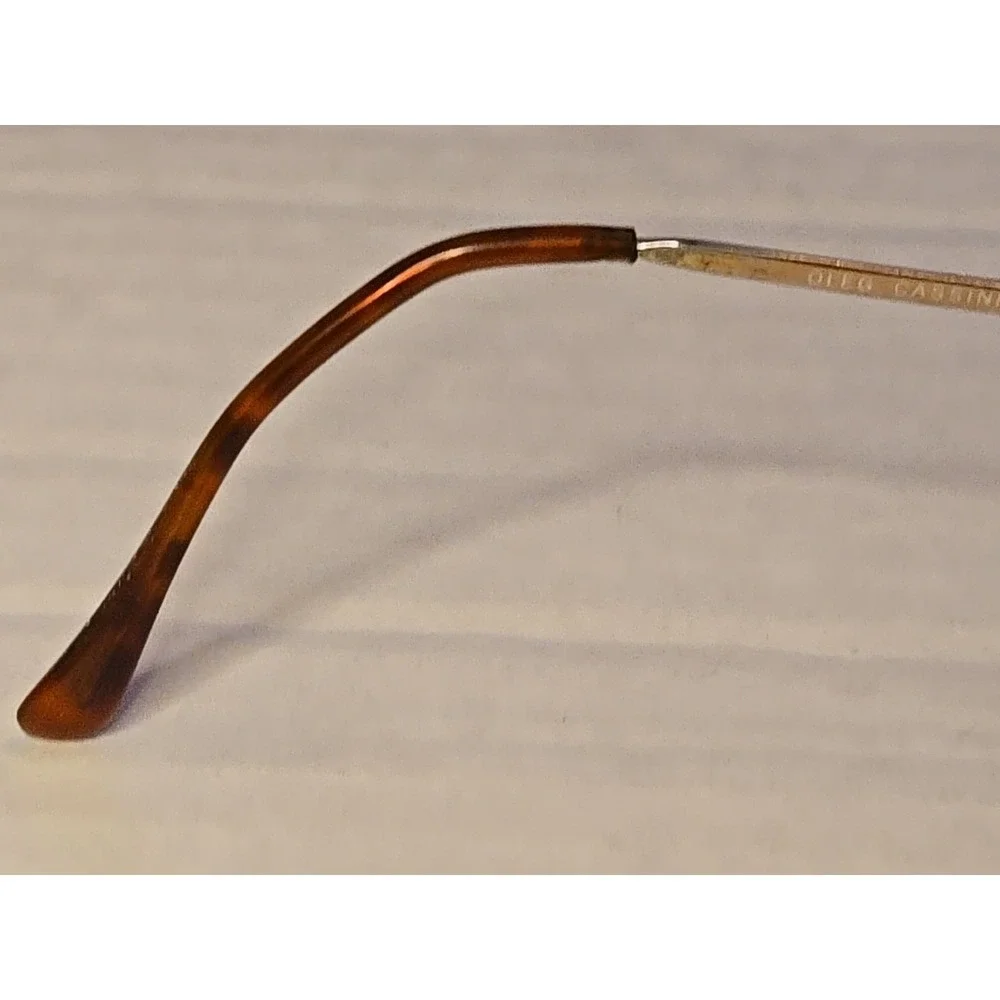 Vintage Oleg Cassini 1022 Tortoise Eyeglass Frames 54-17-137 Made in Italy